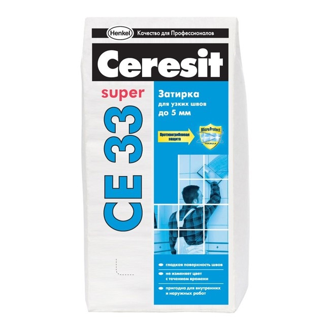 ფუგა CERESIT CE-33 1კგ  (жасмин) — ფუგა